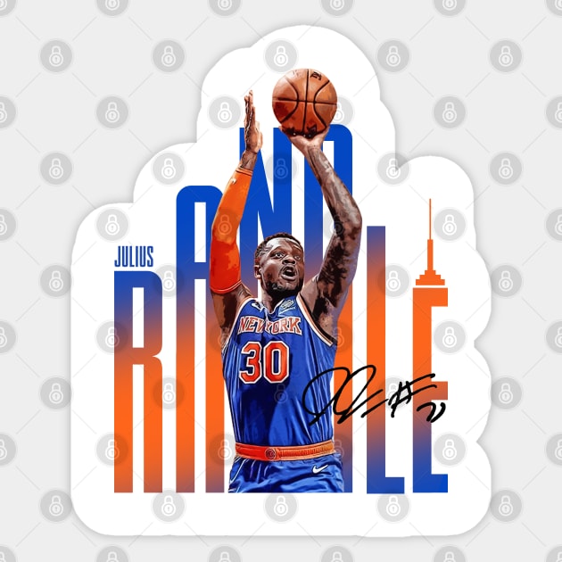 Julius Randle Sticker by Juantamad